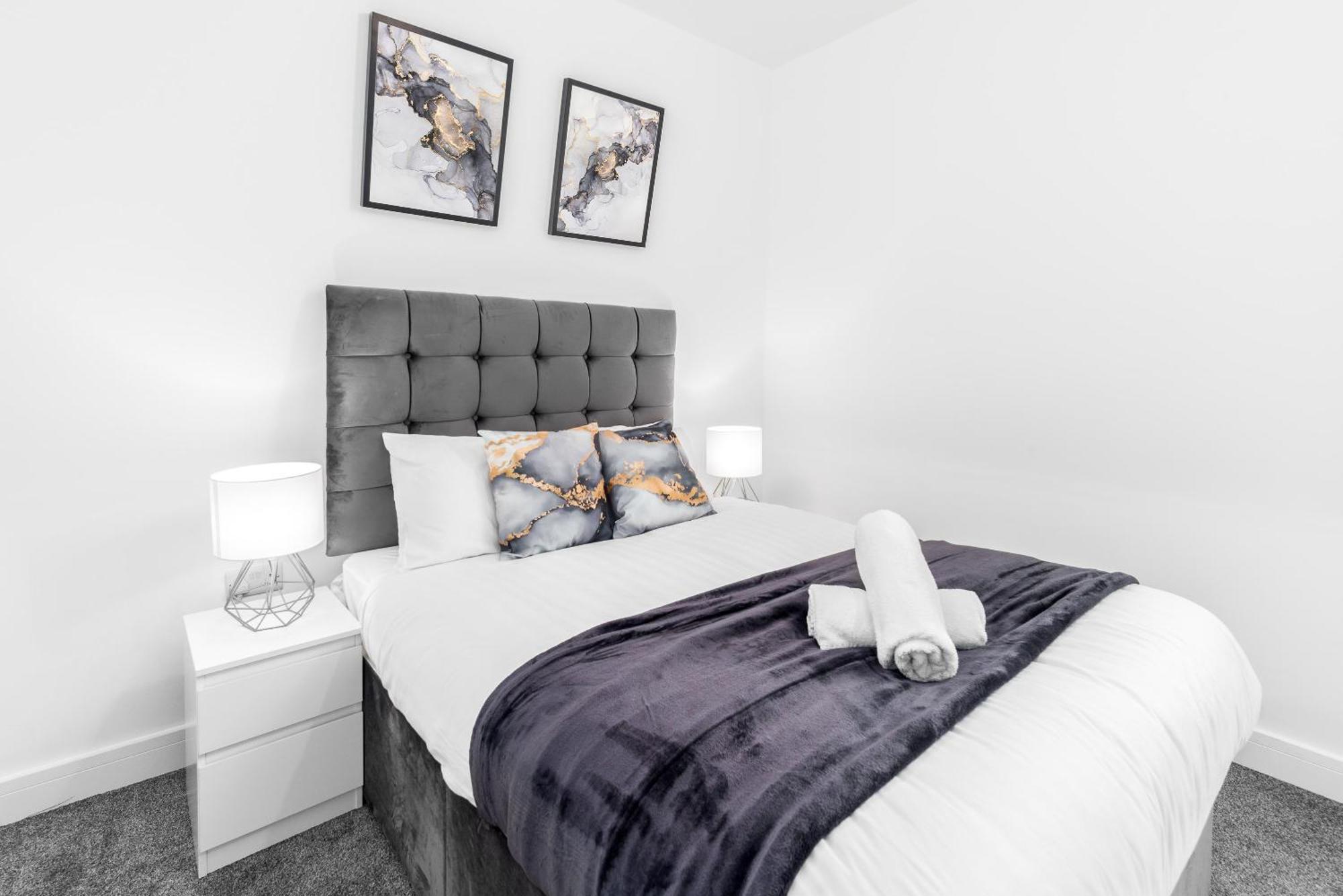 Stylish 2 Bedroom Apartment - Balcony - Secure Parking - Top Rated - 5Mc Birmingham Luaran gambar